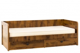 Кровать односпальная (Magellan 90-2), коллекции Магеллан, Дуб Саттер, Анрэкс (Беларусь)