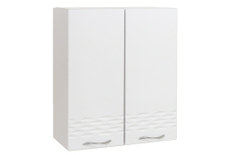 Шкаф кухонный 800, 2Д  как часть комплекта Волна, Белый Глянец, СВ Мебель (Россия)