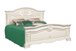 Кровать двуспальная как часть комплекта Соренто, Крем, Слониммебель (Беларусь)