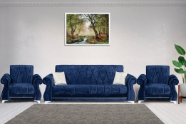 Комплект мягкой мебели Бриз 2, Серый, АСМ Элегант(Россия)