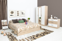 Комплект мебели для спальни Уют 1, Белый Белый, Горизонт(Россия)