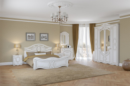 Комплект мебели для спальни Александрина, Белый Белый, Империал(Россия)