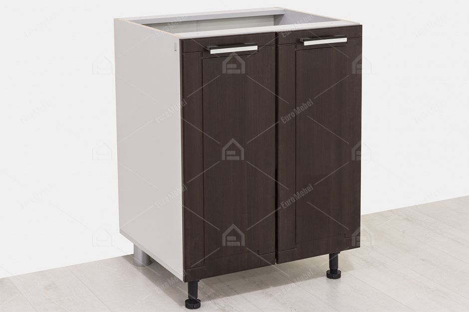 Шкаф-стол 600, 2Д , модульной системы Геометрия, Дуб Венге, СВ Мебель (Россия)