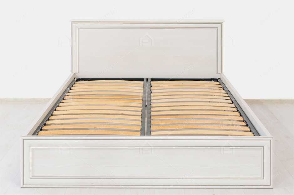 Кровать двуспальная (Tiffany 180), коллекции Тиффани, Вудлайн Кремовый, Анрэкс (Беларусь)