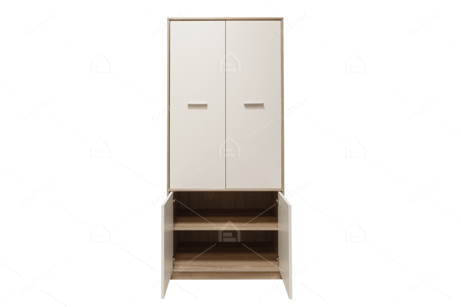 Шкаф для одежды 4Д  (4Д) Типс, Белый, MEBEL SERVICE (Украина)