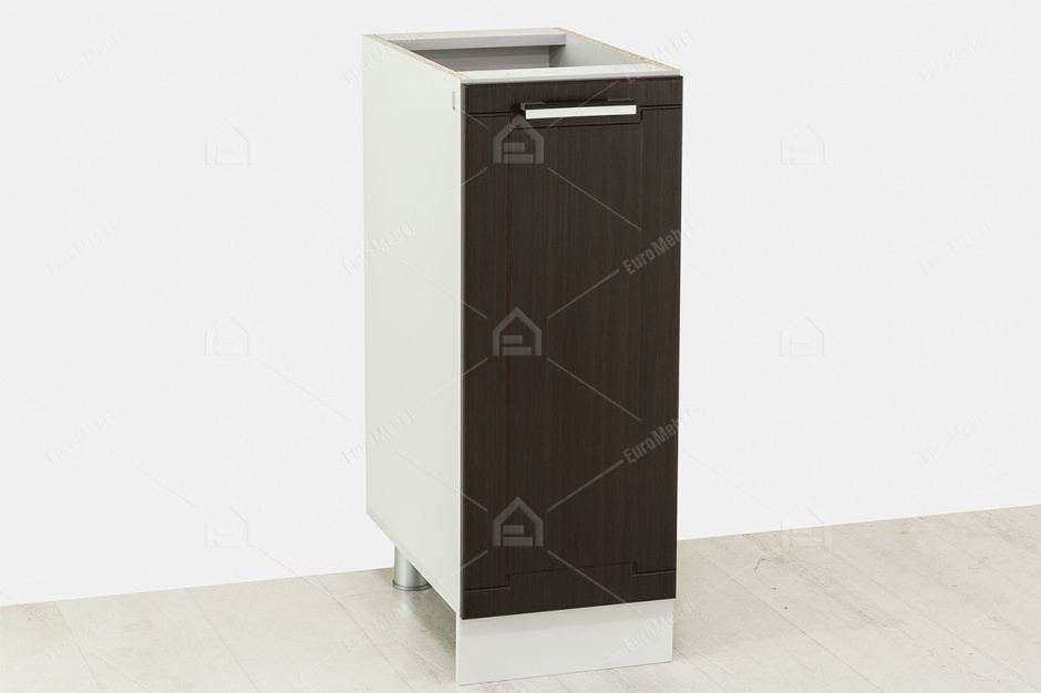 Шкаф-стол 300, 1Д , модульной системы Геометрия, Дуб Венге, СВ Мебель (Россия)